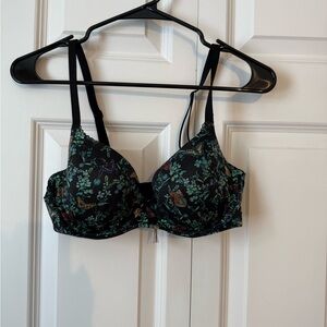 Victoria’s Secret Lined Demi Butterfly Pattern 34D